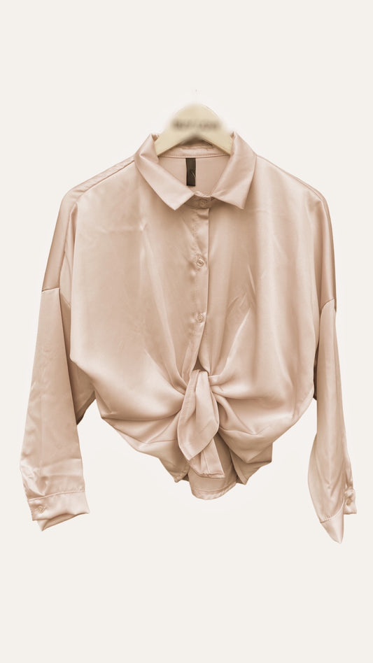 Camicia basic champagne